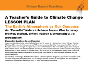 Nature Based Teaching Climate Change