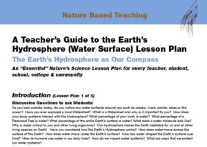 Nature Based Teaching Earths Hydrosphere